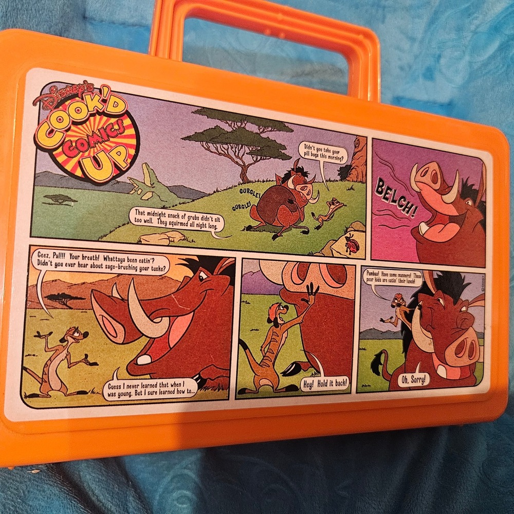 Disney's The Lion King Cook'd Comics Up small Lunchbox - 90s‎ Vintage